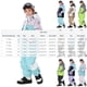 thumbnail image 3 of Conjunto de dos piezas de poliéster para niña, con capucha, manga larga, pantalones y parte superior, grueso, impermeable, resistente al viento y cálido, para invierno., 3 of 9