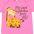 thumbnail image 4 of Inktastic My Great Grandma Loves Me Boys or Girls Baby Bodysuit, 4 of 5