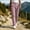 Pink women's cargo pants a1, variant on Cagogo Women's High Waisted Cargo Pants with Pockets Casual Loose Long Trousers Workwear Workout Outdoor Travel Hiking Bottoms, Black S