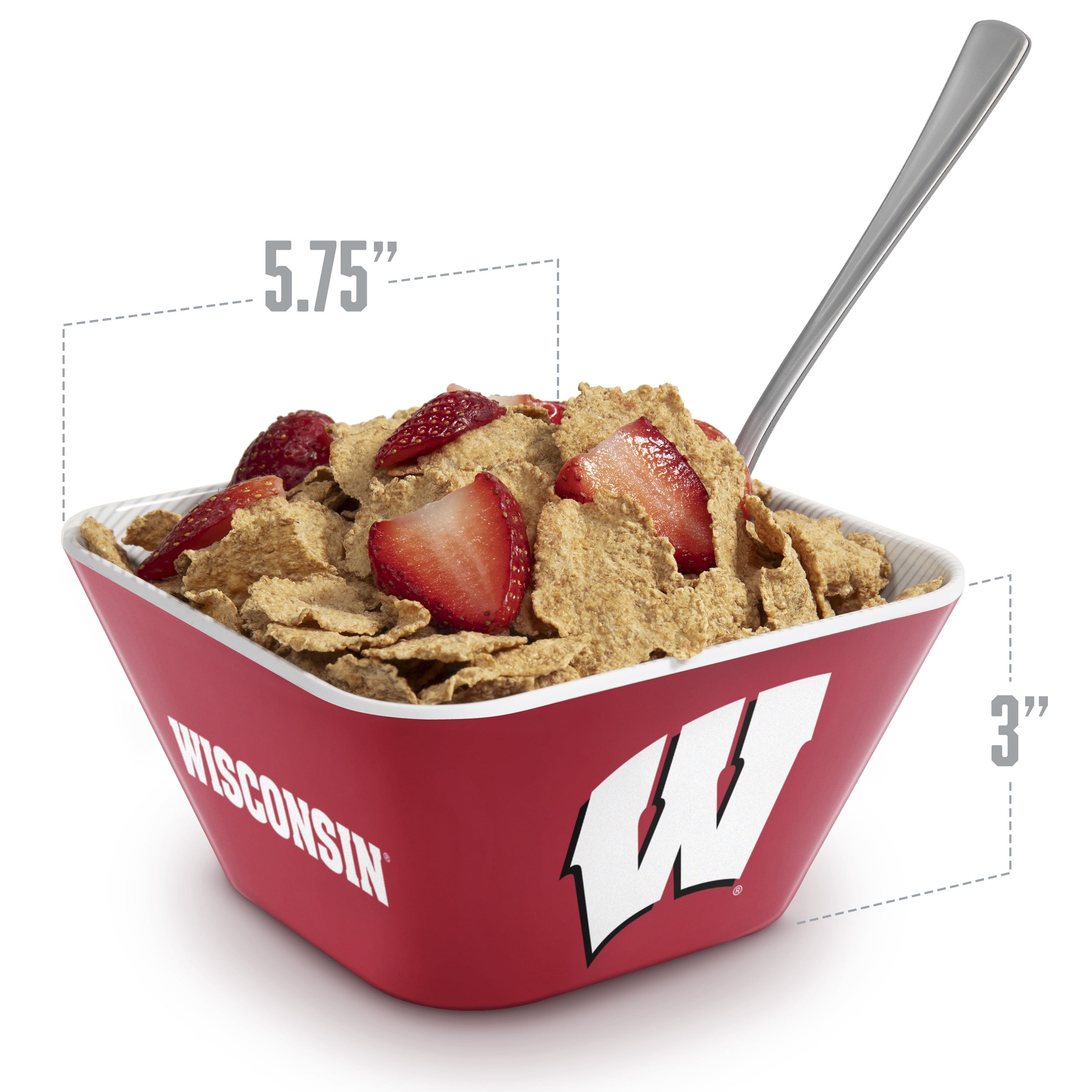 YouTheFan NCAA Wisconsin Badgers Small Snack Bowl
