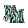 thumbnail image 2 of Outdoor Throw Pillow Cover Twist Lines Abstract Art Waterproof Cushion Covers 2 Pack Modern Colorful Wave Stripes Pillow Cases Home Decoration for Patio Garden Couch Sofa, 2 of 7