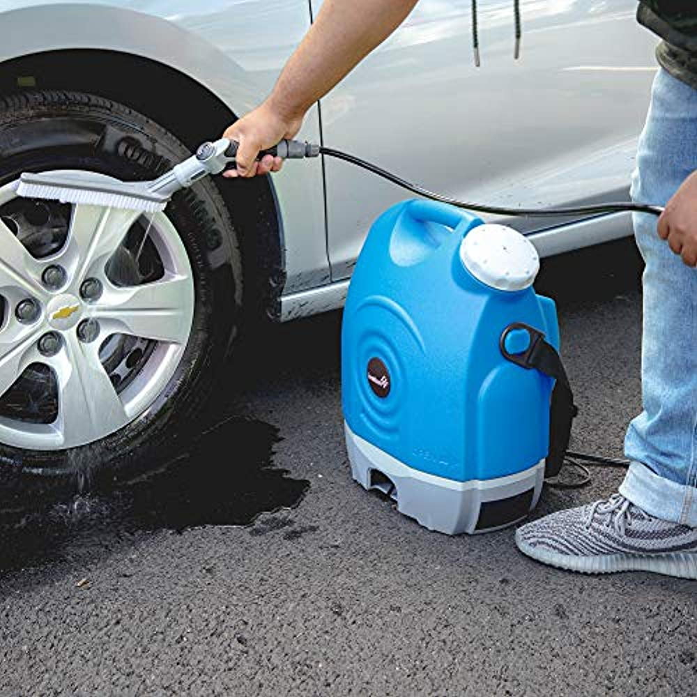 IVATION Portable Electric Pressure Washer with Water Tank & Rechargeable Battery
