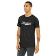 thumbnail image 2 of Daxton Adult Unisex Tshirt Maryland Script with Vertical on the Back, Black White, S, 2 of 3