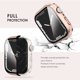 thumbnail image 4 of 6-Pack Waterproof Cases for Apple Watch Series 6 5 4 SE Screen Protector Case 40mm, iWatch Protective Face Cover, Tempered Glass Film Hard Bumper, 40 mm, 4 of 5