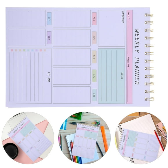 Greenadscape De Notas Semanal Sin Fecha Con Para Organizar Diarias