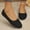 Black, variant on Womens Flats Ballet Flat Shoes Plus Size Casual Fashion Solid Color Soft Sole Slip On Shoes for Spring Summer Daily Walking