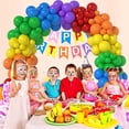 thumbnail image 3 of 175Pcs Rainbow Balloon Arch Kit Matte Latex Colorful Balloons for Party Decorations_Perfect Gift, 3 of 5