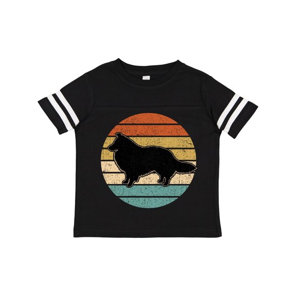 Inktastic Sheltie Dog Gift Retro Boys or Girls Toddler T-Shirt