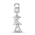 thumbnail image 3 of LogoArt KD005BD1-SS 0.62 in. Sterling Silver Kappa Delta Vertical Letters on Plain Bead, 3 of 4