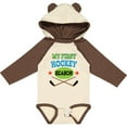 thumbnail image 3 of Inktastic My First Hockey Season Boys or Girls Long Sleeve Baby Bodysuit, 3 of 5
