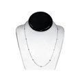 thumbnail image 2 of Collier pour Femmes en Or Blanc 14K avec Station de Diamants 1ct, 2 of 3