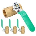 thumbnail image 3 of Ball Valve, Resist Wear Ball Shut Off Valve, Durable For Cold/Hot Water Piping System Compression-Proof Indoor Gas Piping System Solar Piping System, 3 of 8