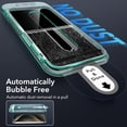 thumbnail image 3 of 3+1 Pack Ultra-Tough Tempered Glass Screen Protector Set for iPhone - Black Edge and Flawless Fit Tray, 1 Individual Camera Lens Protector, 3 of 21