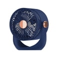 thumbnail image 2 of Xihbxyly Mini Ventilador Portátil, Flujo de Aire Ajustable de 3 Velocidades, Diseño Silencioso de Carga Usb, Rotación de 360°, Ahorro de Energía, Ideal para Escritorio de Oficina En Casa, Ideal para, 2 of 7