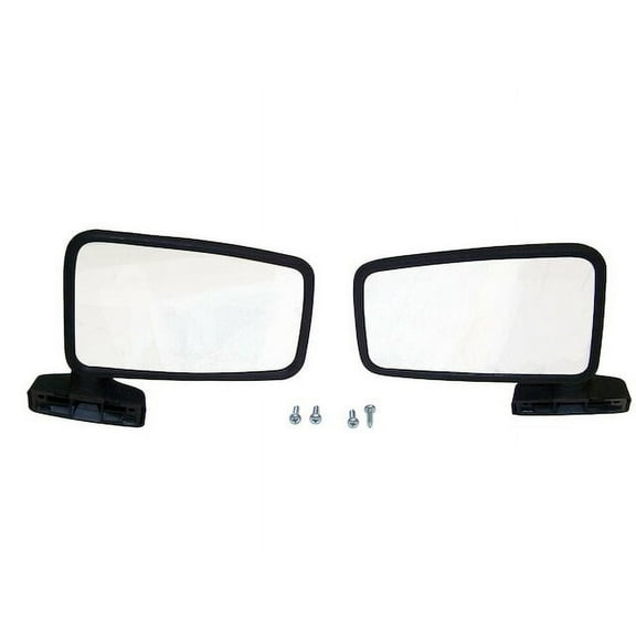 Door Mirror Kit - Compatible with 1987 - 1993 Jeep Wrangler 1988 1989 1990 1991 1992