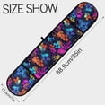 thumbnail image 3 of Dailycode Double Sided Oven Mitt with Loop Heat Resistant Kitchen Long Potholders 7" x 35" Vibrant Neon Floral, 3 of 6