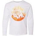 thumbnail image 3 of Inktastic Yellowstone National Park Mountains Long Sleeve Youth T-Shirt, 3 of 5