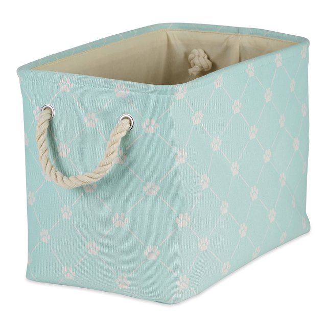 Pet Storage Bone Dry Trellis Collection Aqua Medium