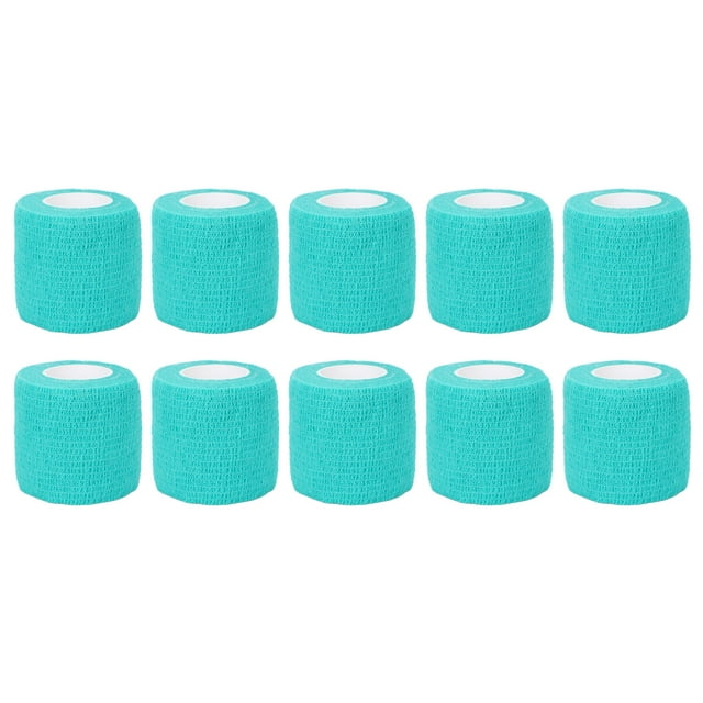 Bandage Élastique, 10 Pcs Bandage de Compression Élastique Auto-Adhésif pour Cheville