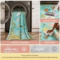 thumbnail image 3 of 8x10 Sun and Moon Celestial Cottagecore Area Rug, Vintage Boho Washable Low Pile Non-Slip Tapestry Rug for Living Room Bedroom, Light Green, 3 of 5