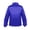 Blue, variant on YONGHS Kids Girls Shiny Sequined Hip-Hop Jazz Choir Shirt Long Sleeve Stage Performance Jacket Dancewear
