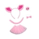 thumbnail image 5 of Conjunto de disfraz de cerdo, accesorios para fotos, cosplay de animales para espectáculos de carnaval. Falda de tul, 5 of 7