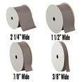 thumbnail image 2 of 3 Pack Threadart Grosgrain Ribbon Rolls - 10 yd rolls - 4 Widths 25 Colors - Solid Colors Ribbed Pattern - For Bows, Decorations, Hair Clips, and More - 1 1/2" (1.5") width - Grey 017, 2 of 9