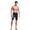 Black/Blue2, variant on Adoretex Men's Side Wings Jammer Swimsuit (MJ009) - Navy/Blue - 36