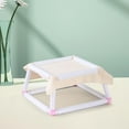 thumbnail image 6 of GUOOL Cross Stitch Rack Embroidery Frame Lap Stand Hands Frees Compact DIY Sewing Combo Multifunction Embroidery Hoop Lap Stand Hoop pink small, 6 of 9