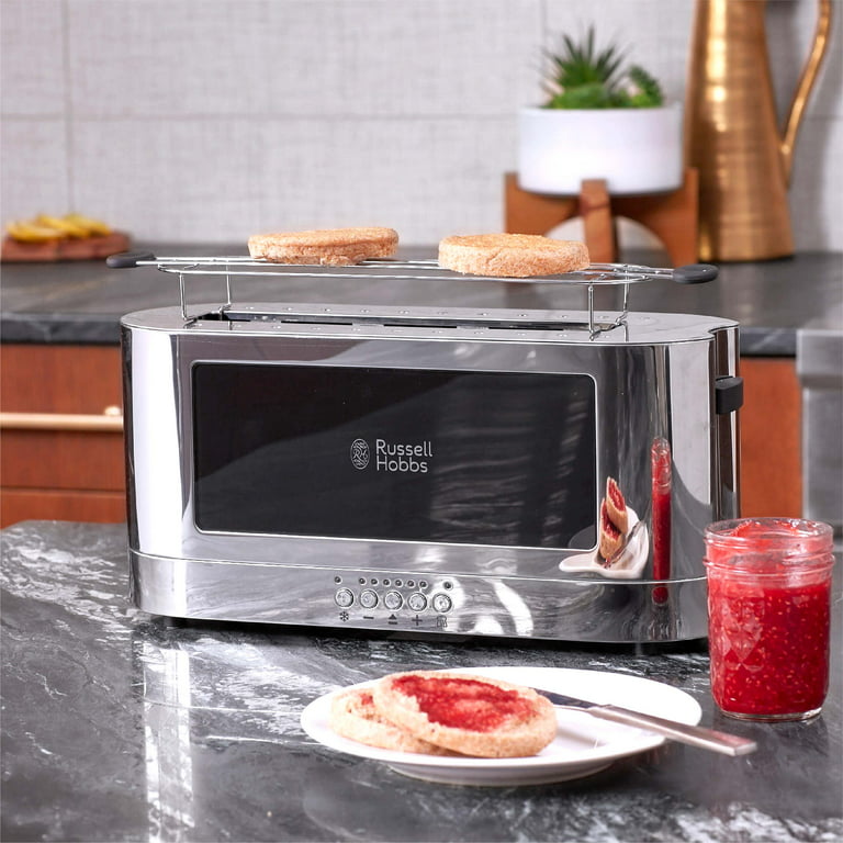 Russell Hobbs TRL9300GYR Glass Accent 2-Slice Toaster & Toaster Oven Review  - Consumer Reports
