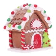thumbnail image 5 of PTOOTP  1PC Tiny House Shaped Resin Hanging Decor Multicolor Festive Embellishment All Ages, 5 of 8