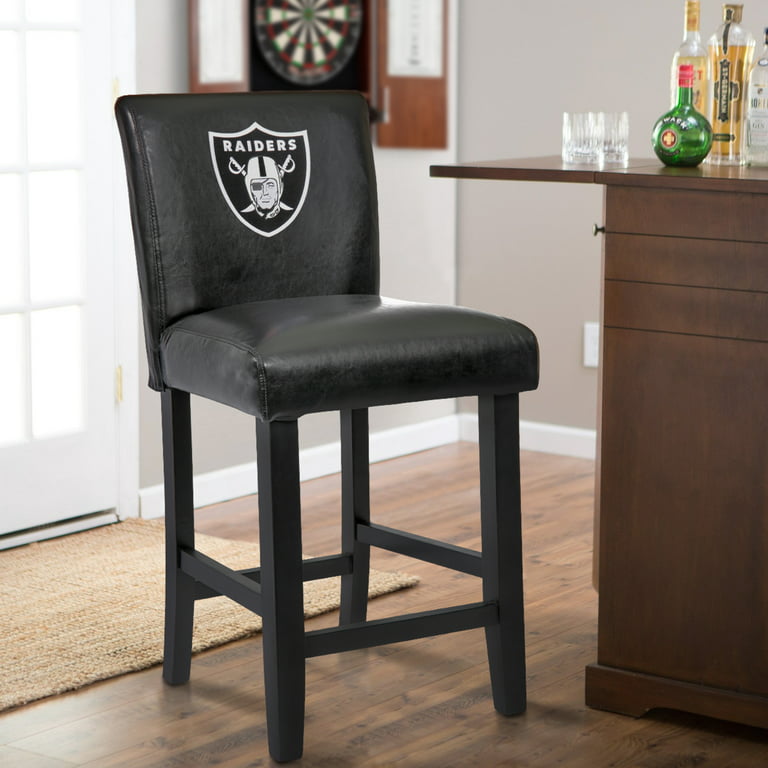 Oakland Raiders Model 24or Officially, Oakland Raiders Bar Stool Covers