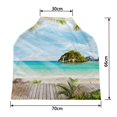thumbnail image 2 of PKQWTM Paradise under the palms Nursing Cover Baby Breastfeeding Infant Feeding Cover Baby Car Seat Cover, 2 of 2