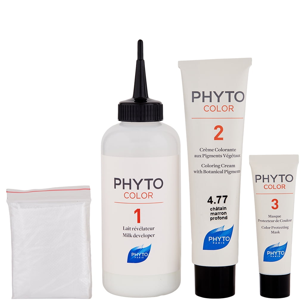 Phyto PhytoColor Permanent Hair Color 4.77 Intense Chestnut Brown