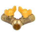 thumbnail image 4 of Válvula De Bola De Gas, Válvula De Gas Natural G1/2 Rosca Macho Válvula De Interruptor De Gas Natural Válvula De Gas Combustible 3 Vías Para Dispositivo De Gas Combustible, 4 of 8