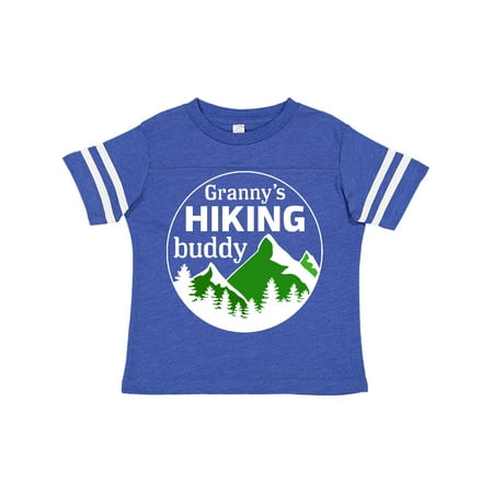 

Inktastic Granny s Hiking Buddy with Mountains and Trees Gift Toddler Boy or Toddler Girl T-Shirt