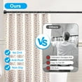 thumbnail image 4 of TITGIPE No hole telescopic shower curtain rod | 32-80 inches adjustable anti-skid spring rod | stainless steel rust resistance design | bathroom upgrade artifact no hole telescopic bath curtain rod, 4 of 7