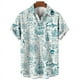 thumbnail image 4 of Camisa hawaiana de verano para hombre, con estampado 3D de brújula náutica y velero, de manga corta, informal, de secado rápido, para playa, de gran tamaño, estilo Aloha, 4 of 4
