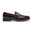 thumbnail image 7 of Men's Nunn Bush Lincoln Moc Toe Penny Loafer Shoes Leather Burgundy 85538-641, 7 of 7