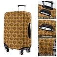 thumbnail image 5 of Orange Brown Sunflower Pattern Luggage Cover Fashion Suitcase Cover Baggage Covers Fit 25-28 Inch Luggage (Go Travel), 5 of 5