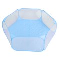 thumbnail image 1 of Pet Cage Tent, Sturdy Structure Foldable Transparent Fence Small Animal Tent Enclosure Breathable  for Outdoor Exercise for Rabbits Black,Blue,Roseate, 1 of 8