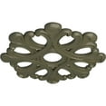 thumbnail image 3 of Ekena Millwork 20 7/8"OD x 3 5/8"ID x 1"P Angel Ceiling Medallion (Fits Canopies up to 4 3/8"), Hand-Painted Painted Turtle, 3 of 7