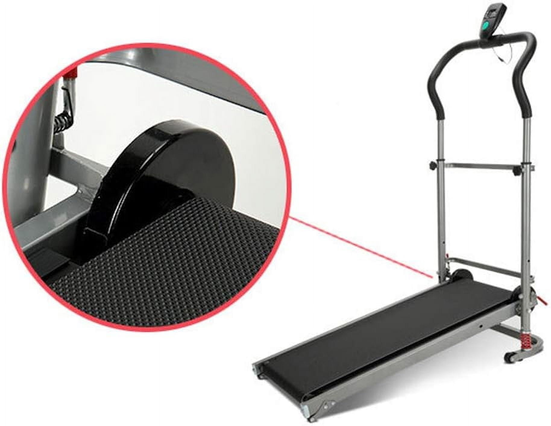 Preasion Manual Walking Exercise Treadmill, Gray, 242.5 lb