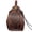 Brown Twin Dragons, variant on PU Leather Dice Storage Bag with Drawstring & Button Dice Game Tray for Dices Jewelry & Small Accessories (Brown Phoenix)