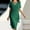 Green, variant on Women's Summer Dress Classic Patchwork Chiffon Round Neck Short Sleeve Dress (Khaki XXXXXXXS)