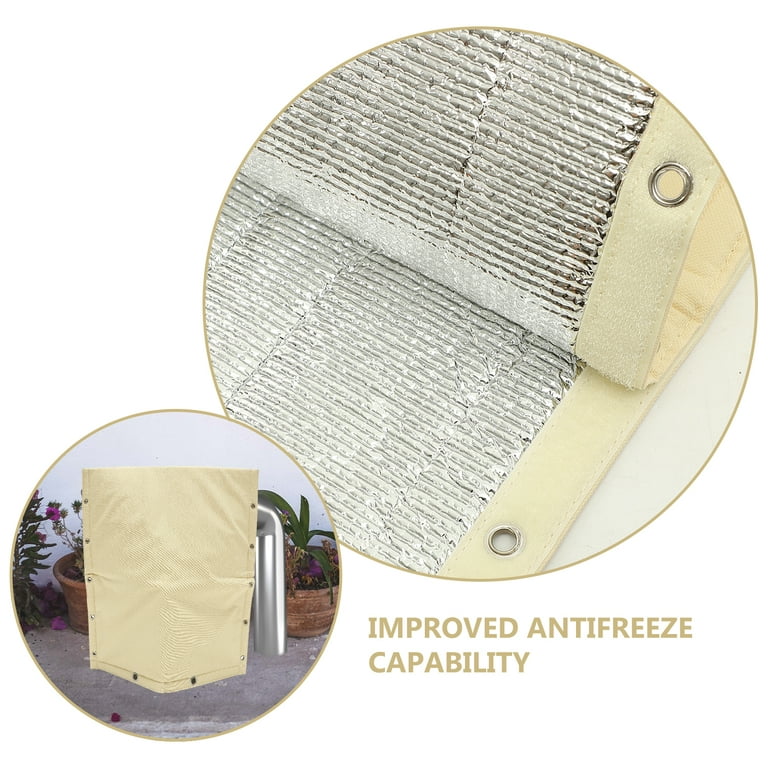 Backflow Preventer Insulation Cover Water Meter Outdoor Faucet Sock 43x52cm  