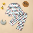 thumbnail image 4 of Hwmodou Boy And Girls Long Sleeve Cute Prints Long Sleeve And Pants Sleeve Outfits Kids'pajamas, 4 of 9