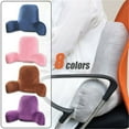 thumbnail image 4 of Kokovifyves Spring and Summer Decorations Plush Big Backrest Reading Rest Lumbar Support Chair Cushion with Arms, 4 of 4