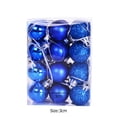 thumbnail image 2 of Minibola 24 unidades/caja de bolas navideñas de 3 cm para colgar en el techo del centro comercial (I) Wdftyju Libre de BPA, 2 of 2