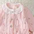 thumbnail image 4 of NOLDARES Baby Girl Clothes Toddler Fall Winter Outfit Ruffles Crewneck Pullover Sweatshirt + Joggers Pants Set 2Pcs(Light Pink,4-5 Y), 4 of 5